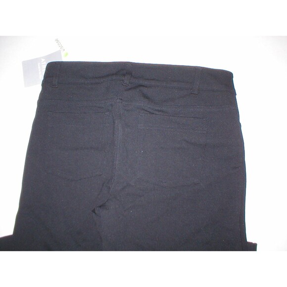 Womens Athleta 4 Black Pants Ponte Classic Zip Button Office Work New NWOT - Picture 9 of 9